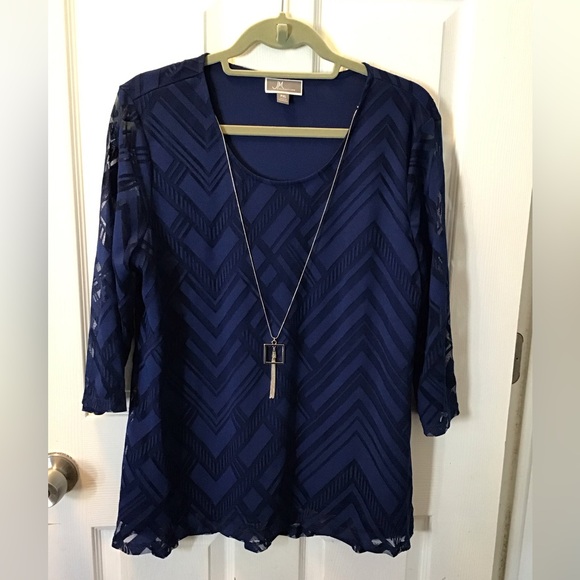 NWOT! JM Collection Blouse PXL - Picture 1 of 5